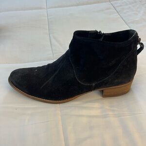 Paul Green Black Suede Booties